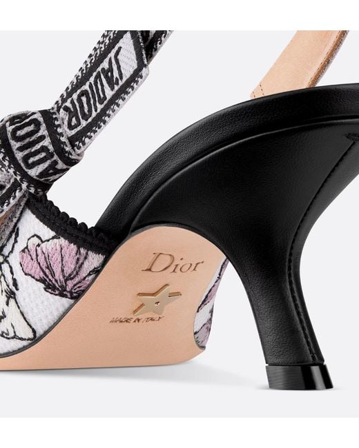 Dior Metallic J'A Slingback Pump