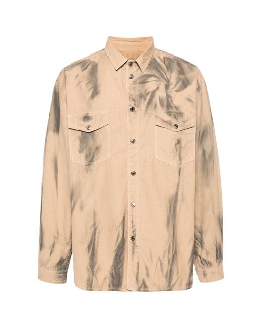 MSGM Natural Long-Sleeved Shirt for men