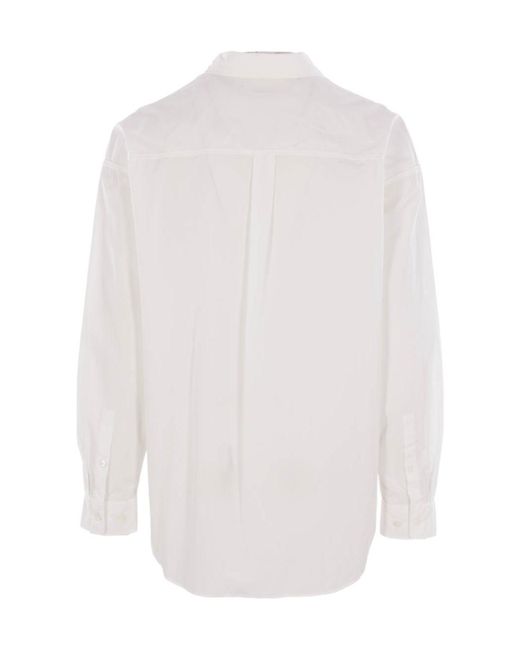 Undercover White Broadcloth Shirt for men