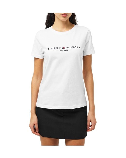 Tommy Hilfiger White Essential T Shirt