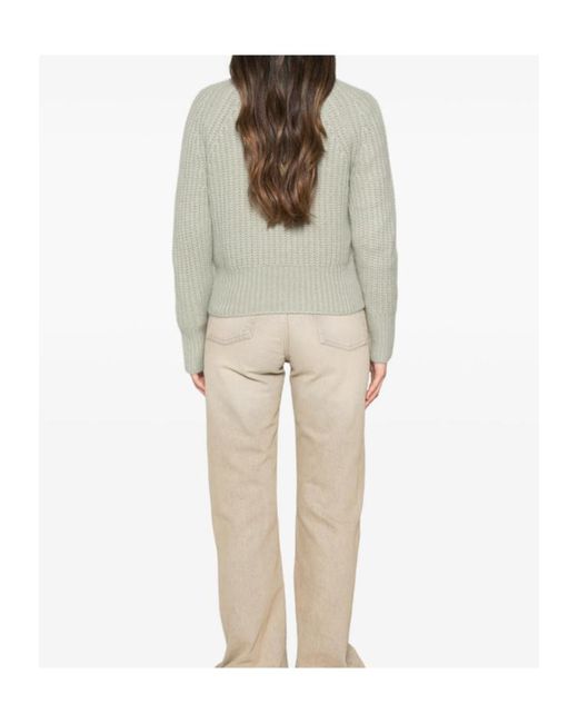 Allude Gray Long-Sleeved Sweater