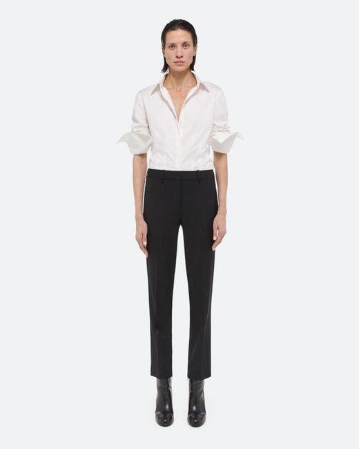 Helmut Lang Black Slim Tailored Trousers