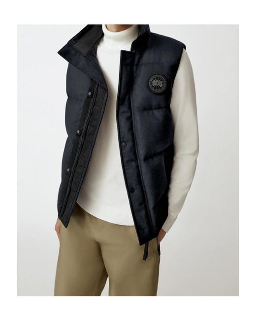 Canada Goose Black Garson Vest Down Jacket for men