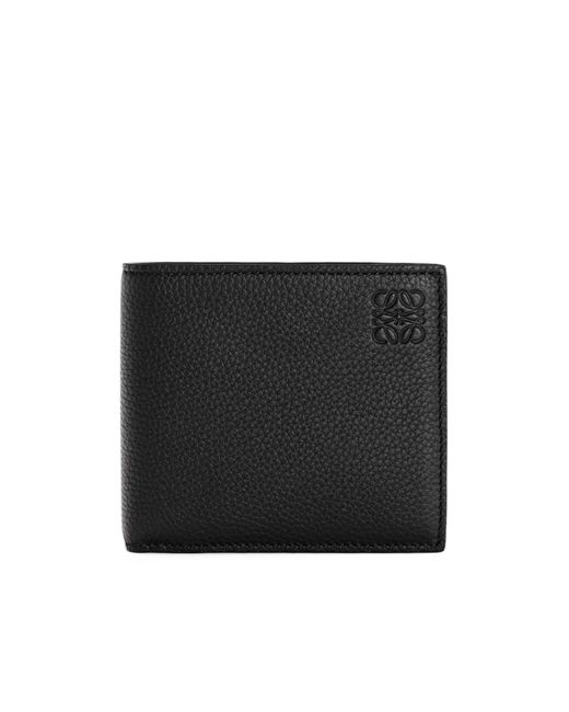 Loewe Black Logo Embossed Bifold Wallet for men