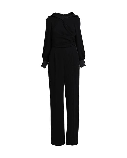 Max Mara Black Sleevesscoop Jumpsuits