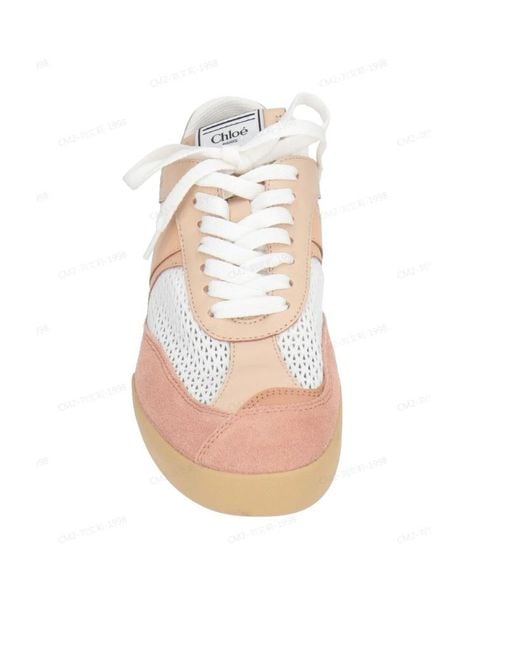 Chloé Pink Lowtop Casual Shoes