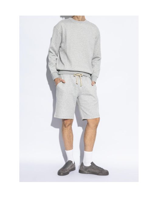 Dolce & Gabbana Gray Portofino Logo Perforated Sneakers for men