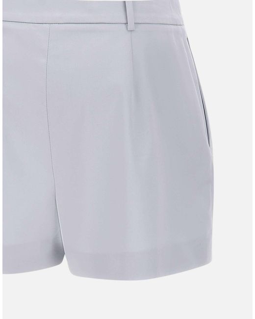 Eleventy Blue Pleated Tailored Shorts