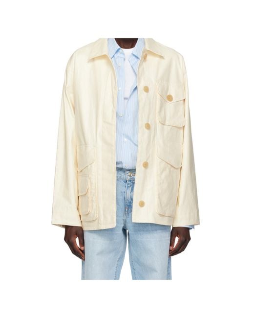 Rag & Bone White Aston Field Jacket