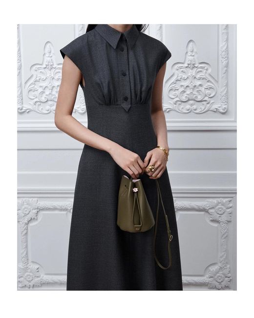 Dior Green Petit Trefle Mini Bucket Bag