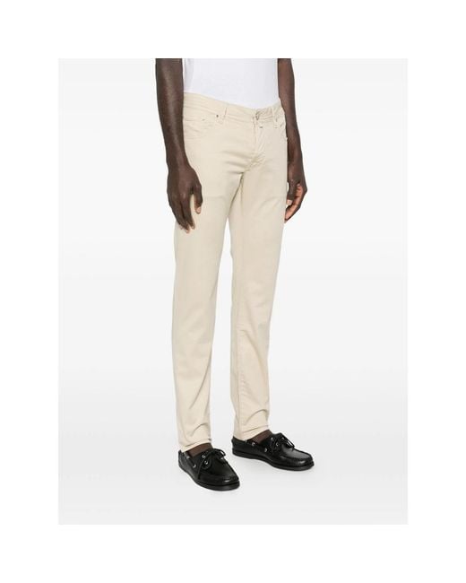 Jacob Cohen Natural Belt Loop Jeans for men