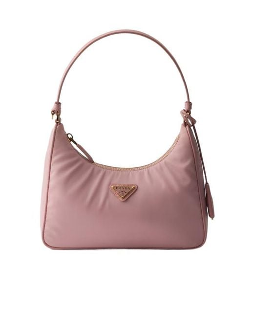 Prada Pink Zippered Handbag