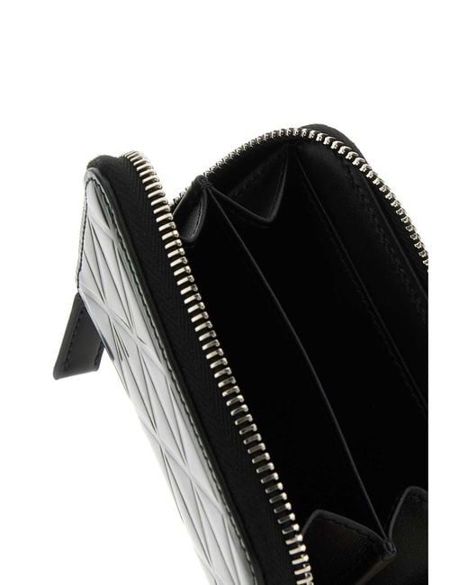 Prada Black Logo-Detailed Zipped Wallet for men