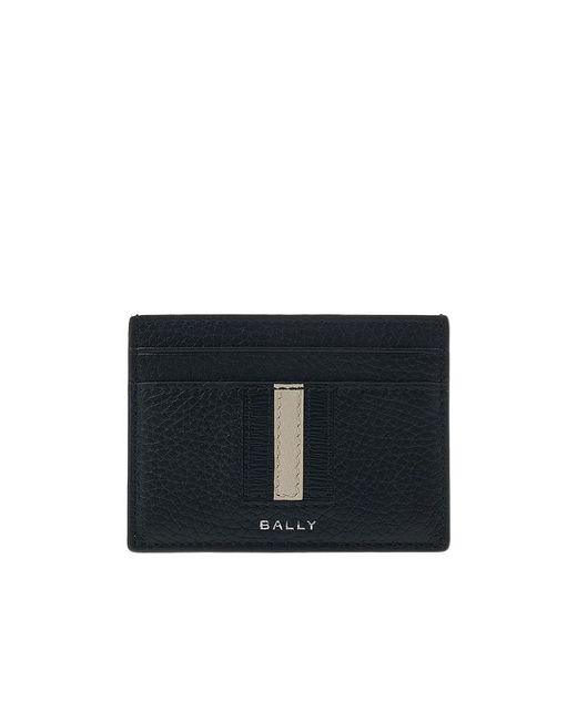 Bally Black Logo Card Bag for men
