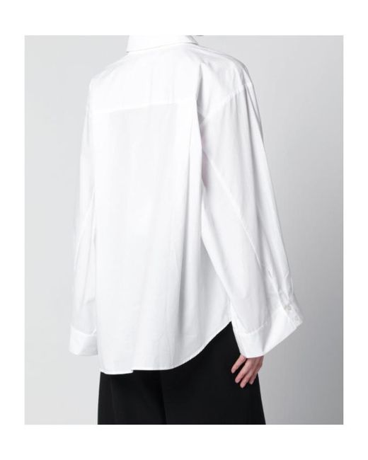 Frankie Shop White Relaxed Shirt