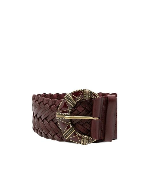 Ba&sh Brown Buckle Belt
