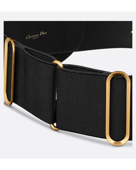 Dior Black Saddle Pouch Belt