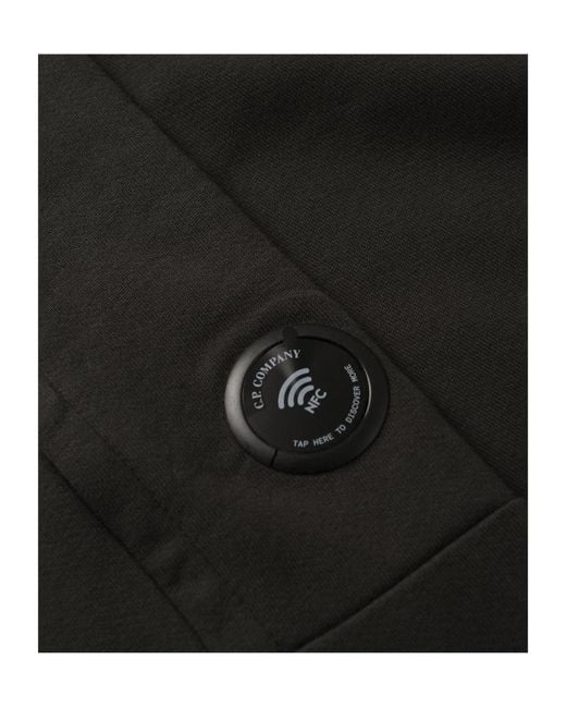 C P Company Gray Lens Detailed Crewneck Sweatshirt for men
