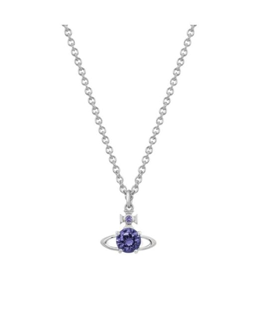 Vivienne Westwood White Reina Pendant Necklace for men
