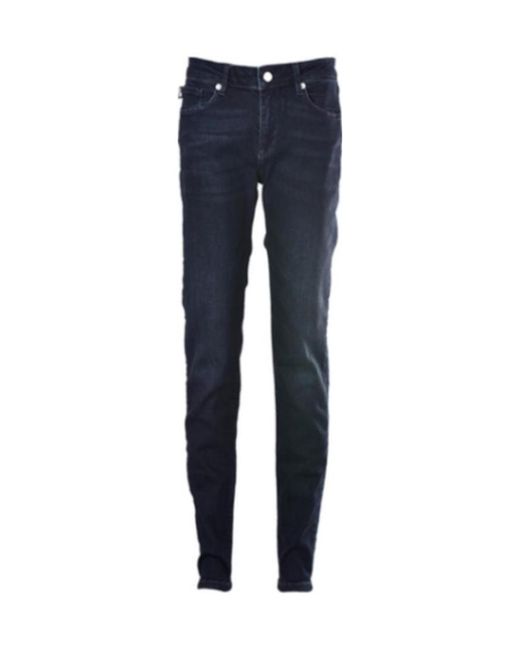 Moschino Blue Casual Button Jeans