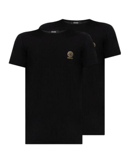 Versace Black Short-Sleeved T-Shirt for men