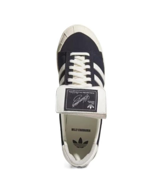 ADIDAS X WILLY CHAVARRIA Blue Adidas Originals X Willy Chavarria Jabbar Low-Top Sneakers
