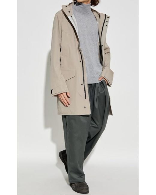 Canada Goose Natural Logo-Patch Parka Coat for men
