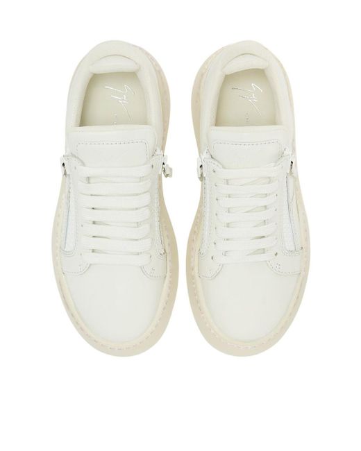 Giuseppe Zanotti White League Maxi Trainers