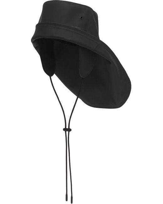 Burberry Black Drawstring Fisherman Hat