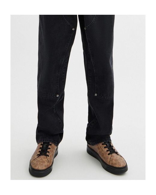 COACH Brown High Line Sneakers for men