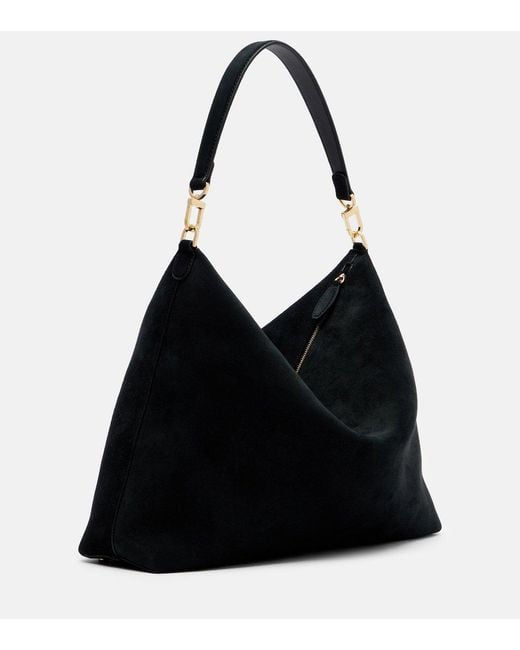 Totême  Black Zippered Shoulder Bag