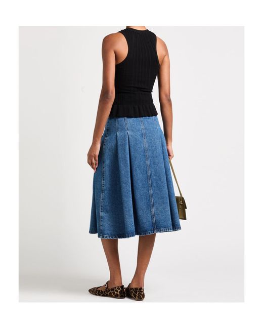 Ganni Black Knitted Crew Neck Vest