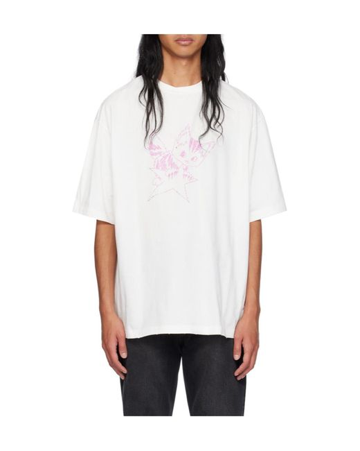 we11done White Monster T-Shirt for men