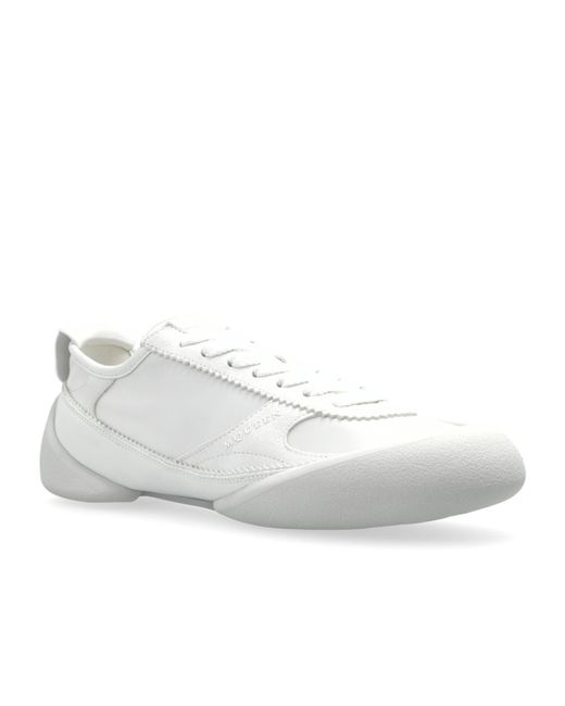 McQueen White Flexion Lace-Up Sneakers for men