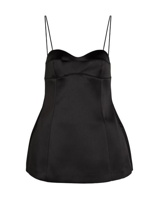 Rohe Black Satin Top