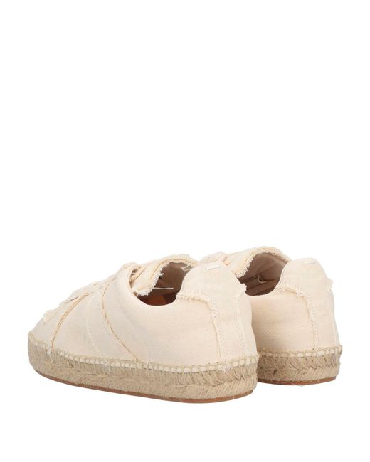 Maison Margiela Natural Minimal Solid Low-Top Casual Shoes