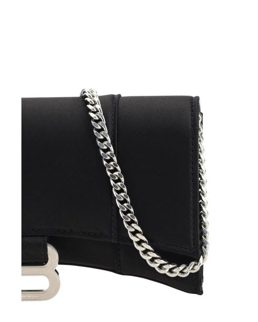 Balenciaga Black Hourglass Wallet