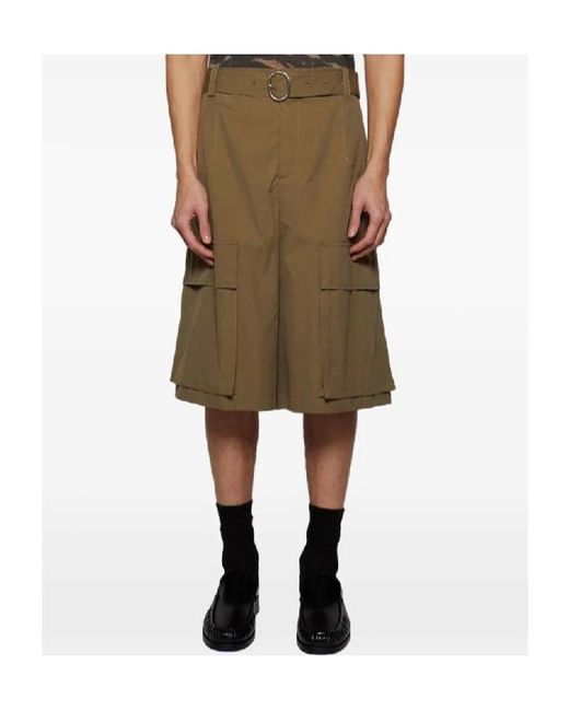 Jil Sander Brown 146 Shorts for men