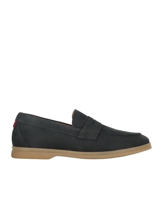 Bally Blue Round-Toe Loafers for men