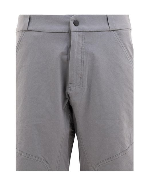 Arc'teryx Gray Belt-Loop Casual Pants for men