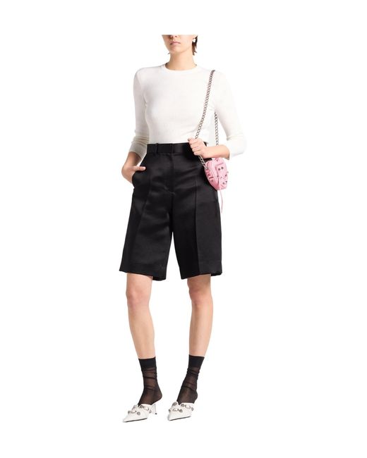 Balenciaga White Fitted Knit Top