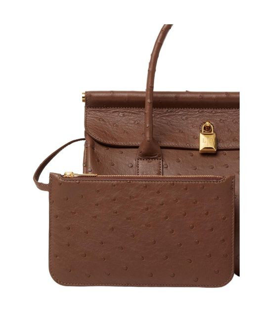 Loro Piana Brown Loom Bag L25