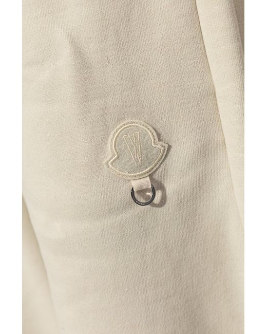 Moncler Natural X Willow Smith Logo Patch Track Pants