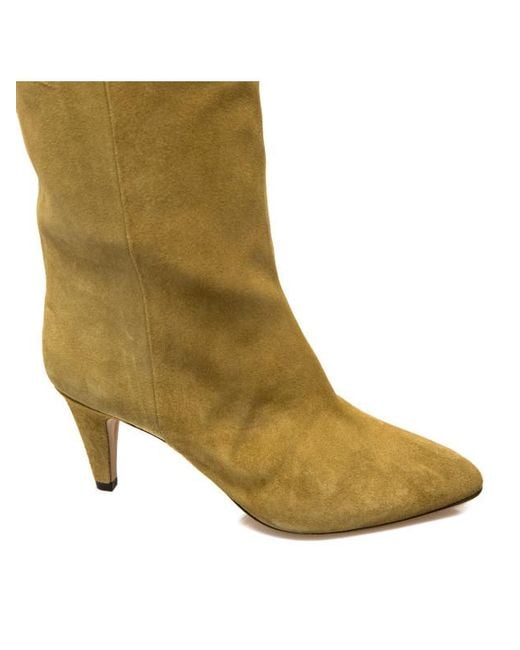 Isabel Marant Green Pointed Boots