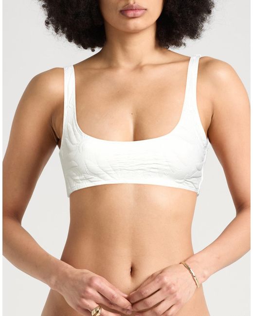 Farm Rio White Bikini Top