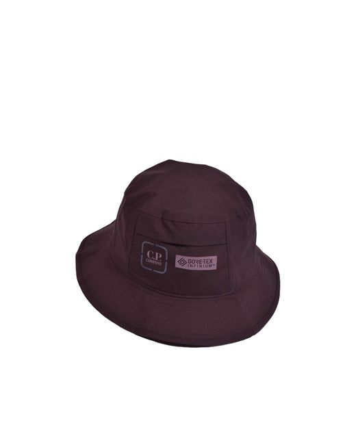 C P Company Purple Goretex Infinium Bucket Hat for men