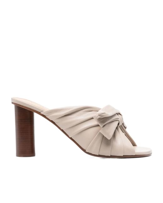 J.W. Anderson White Bow High Heels