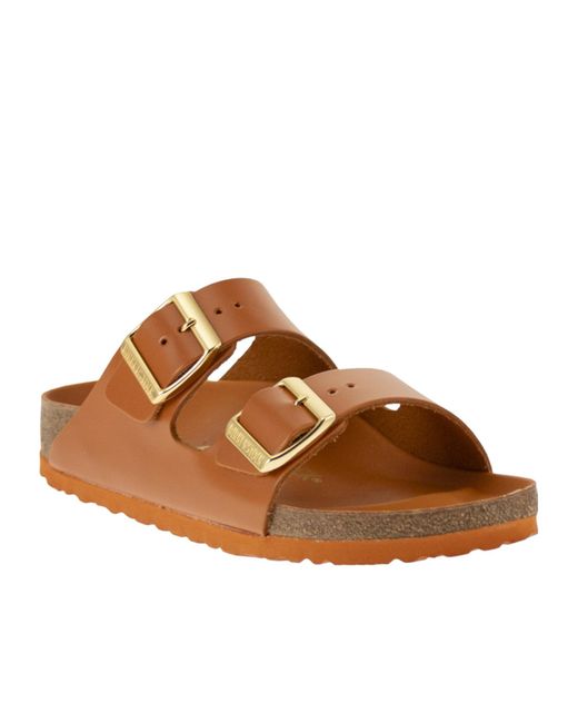 Birkenstock Brown Arizona Double Buckled Slip-On Sandals for men