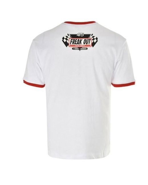 McQ Alexander McQueen White T-Shirt With Round Neck And Short Sleeves for men