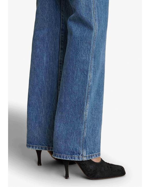 Khaite Blue Danielle Stretch Jean